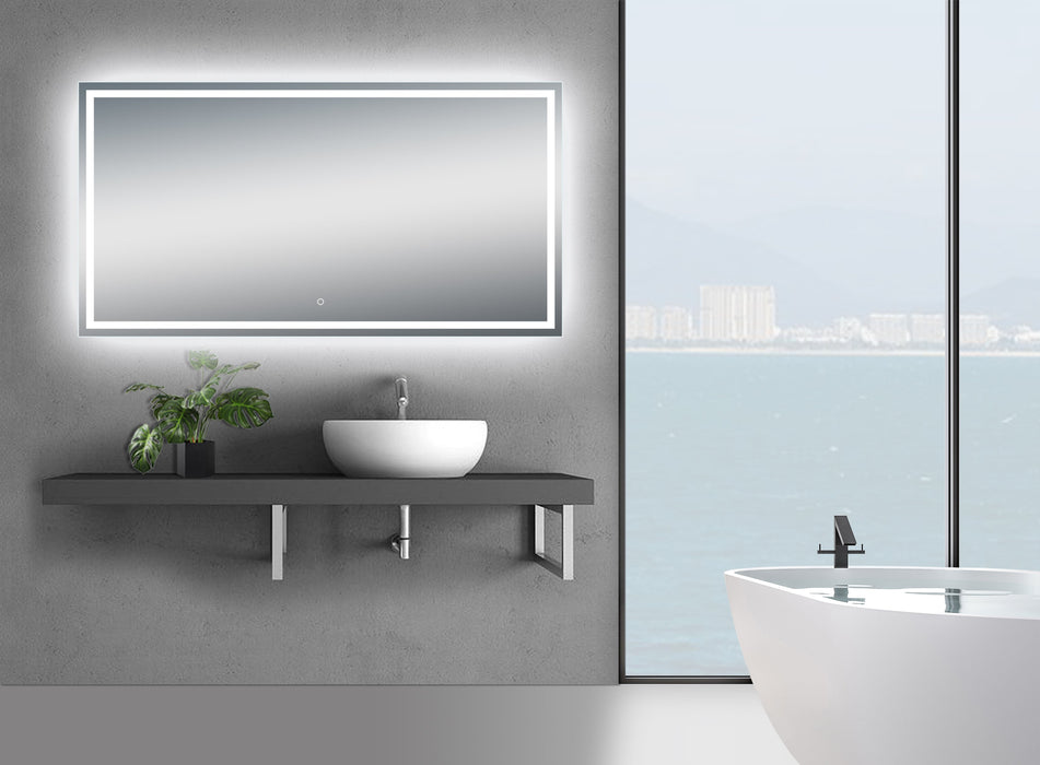 Twinkle Modern & Contemporary Lighted Bathroom Mirror