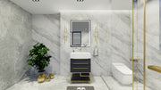 Bethany 24" Freestanding Modern Vanity in Gloss Gray