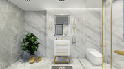 Bethany 24" Freestanding Modern Vanity in Gloss White