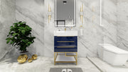 Bethany 24" Freestanding Modern Vanity in Night Blue