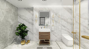 Bethany 24" Freestanding Modern Vanity in Rosewood