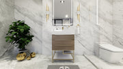 Bethany 24" Freestanding Vanity in Light Oak