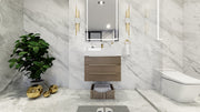 Bethany 24" Floating Modern Vanity in Light Oak