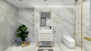 Bethany 30" Freestanding Modern Vanity in Gloss White