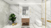 Bethany 30" Freestanding Modern Vanity in White Oak