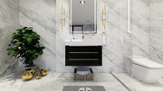 Bethany 30" Floating Modern Vanity in Gloss Black