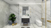 Bethany 30" Floating Vanity in Glossy Gray