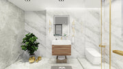 Bethany 30" Floating Vanity in White Oak