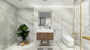 Bethany 36" Floating Vanity in Rosewood