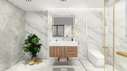 Bethany 42" Floating Vanity in White Oak