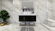 Bethany 48" Floating Modern Vanity in Gloss Black