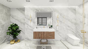 Bethany 48" Floating Vanity in White Oak