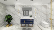 Bethany 48" Floating Vanity in Night Blue