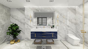 Bethany 60" Floating Vanity in Night Blue