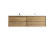 Kingdee 24"-84" Wall Mounted Vanity with Reinforced Acrylic Sink (image 5)