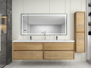 Kingdee 24"-84" Wall Mounted Vanity with Reinforced Acrylic Sink (image 6)