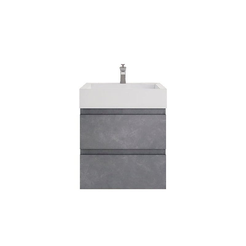 Monterey 24" Wall Mounted Vanity with Reinforced Acrylic Sinks