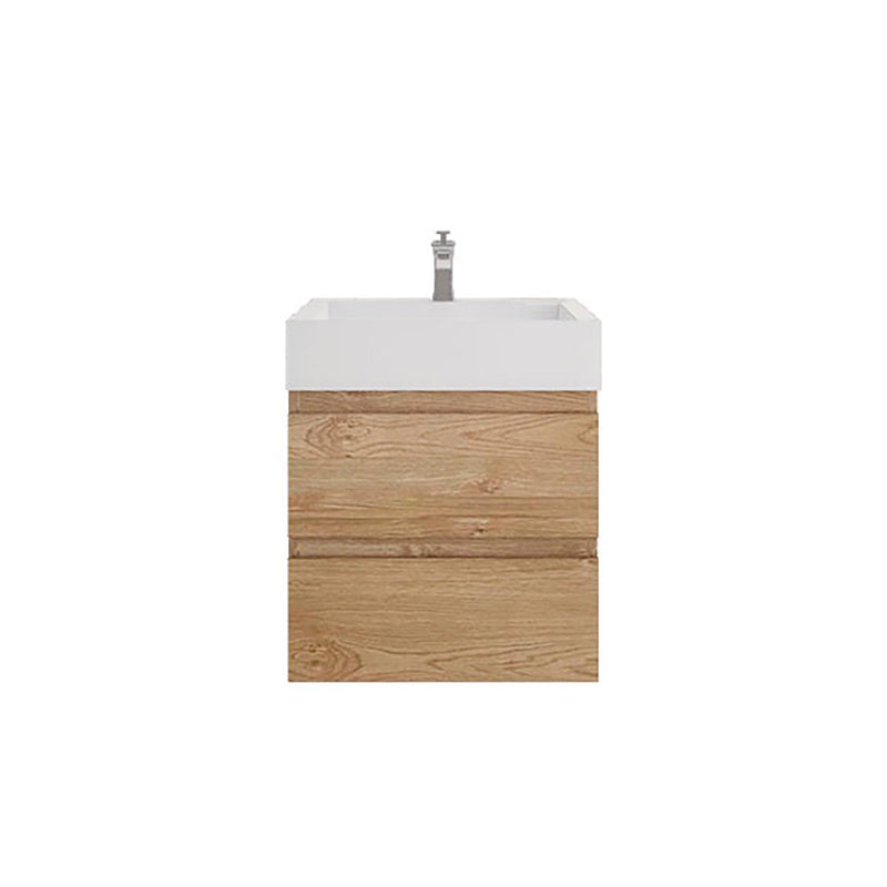 Monterey 24" Wall Mounted Vanity with Reinforced Acrylic Sinks