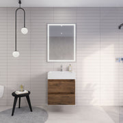 Monterey 24" Wall Mounted Vanity with Reinforced Acrylic Sinks (image 6)