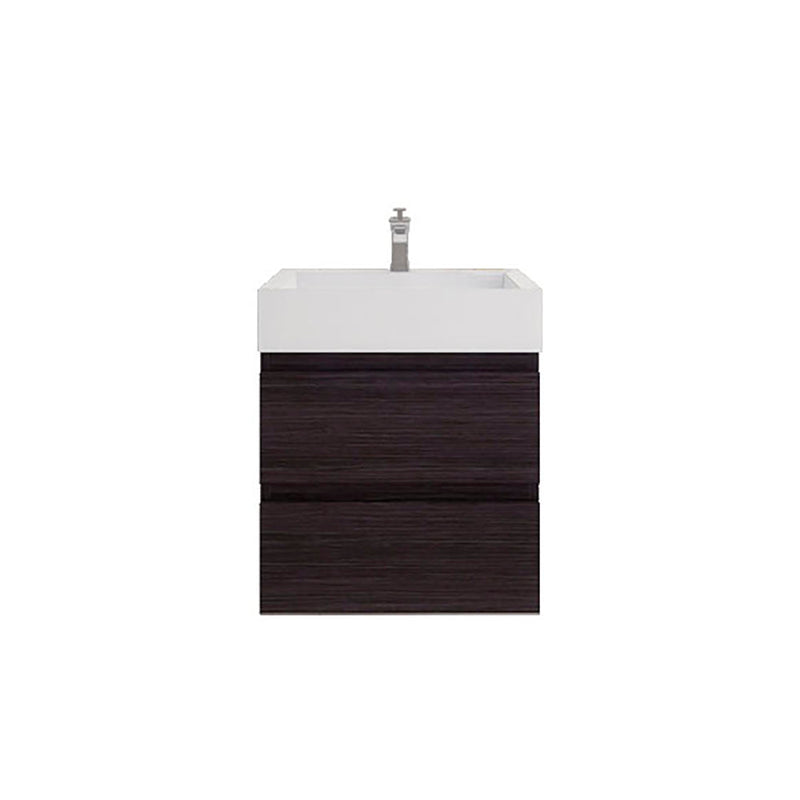 Monterey 24" Wall Mounted Vanity with Reinforced Acrylic Sinks
