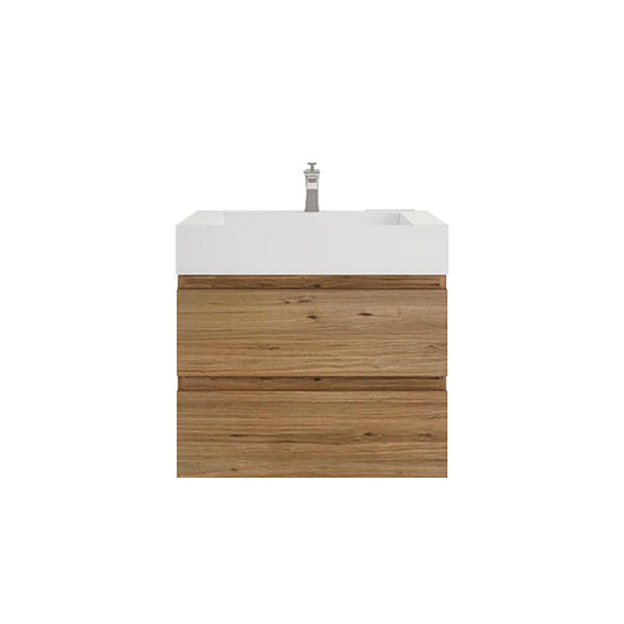 Monterey 30" Wall Mounted Vanity with Reinforced Acrylic Sinks