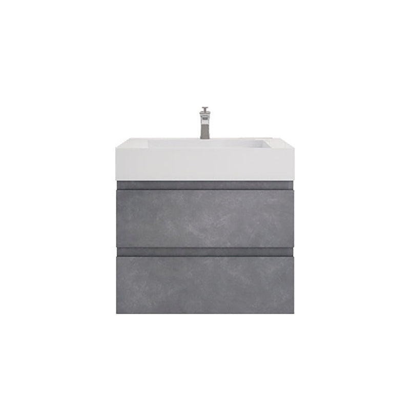 Monterey 30" Wall Mounted Vanity with Reinforced Acrylic Sinks