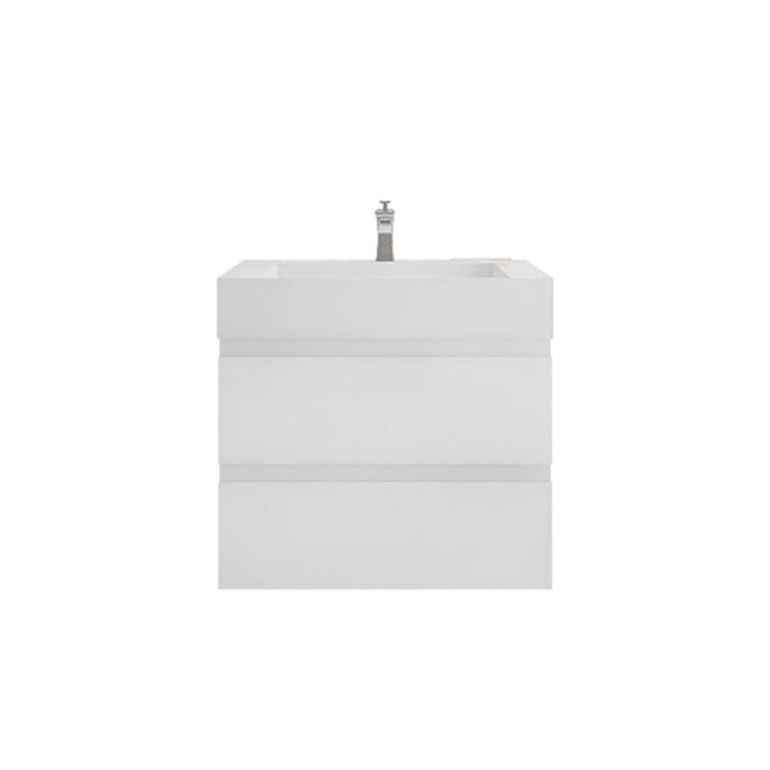 Monterey 30" Wall Mounted Vanity with Reinforced Acrylic Sinks