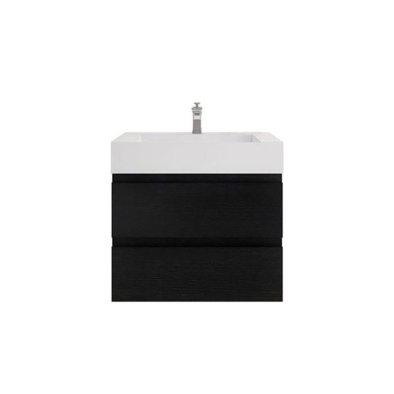 Monterey 30" Wall Mounted Vanity with Reinforced Acrylic Sinks