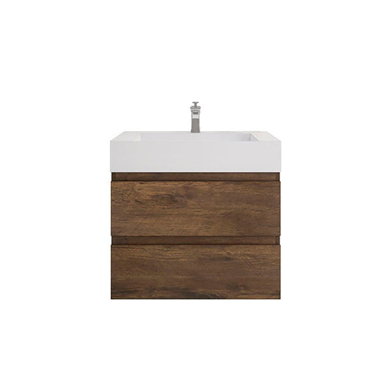 Monterey 30" Wall Mounted Vanity with Reinforced Acrylic Sinks (image 6)