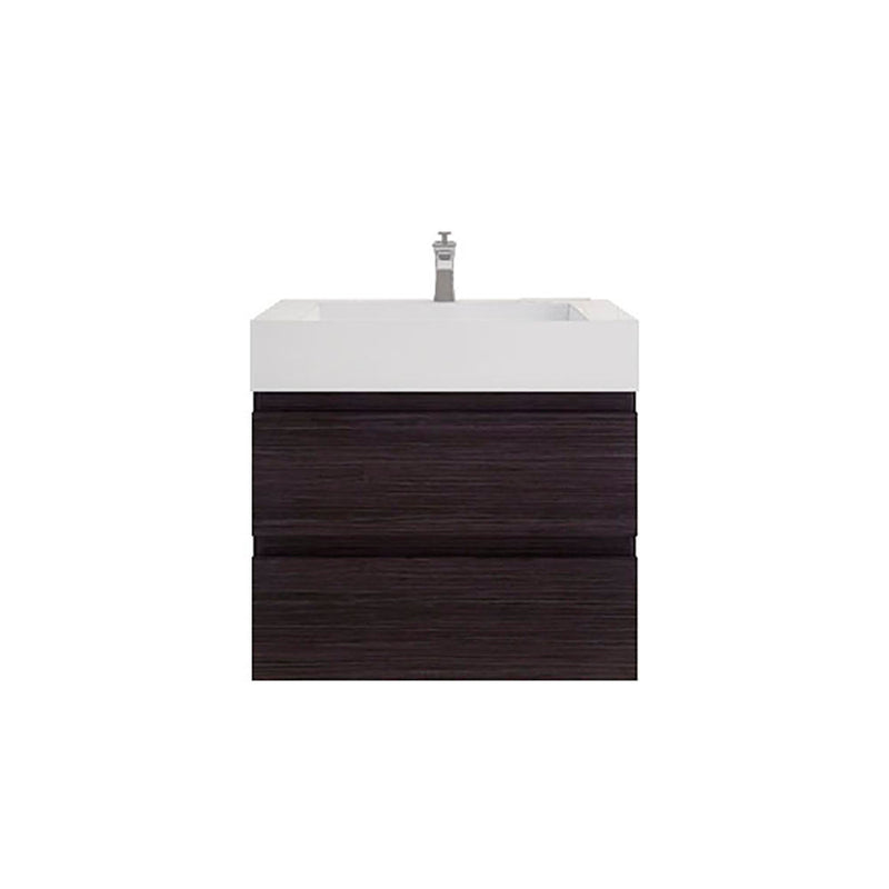 Monterey 30" Wall Mounted Vanity with Reinforced Acrylic Sinks