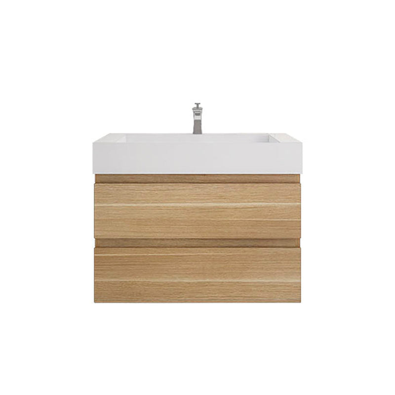 Monterey 36" Wall Mounted Vanity with Reinforced Acrylic Sinks (image 1)