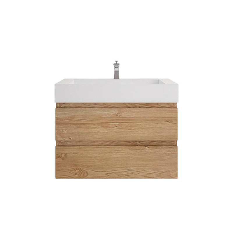 Monterey 36" Wall Mounted Vanity with Reinforced Acrylic Sinks