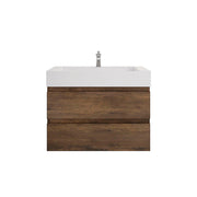 Monterey 36" Wall Mounted Vanity with Reinforced Acrylic Sinks (image 5)
