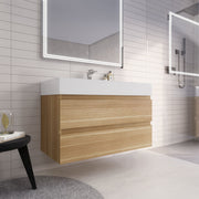 Monterey 42" Wall Mounted Vanity with Reinforced Acrylic Sinks (image 3)