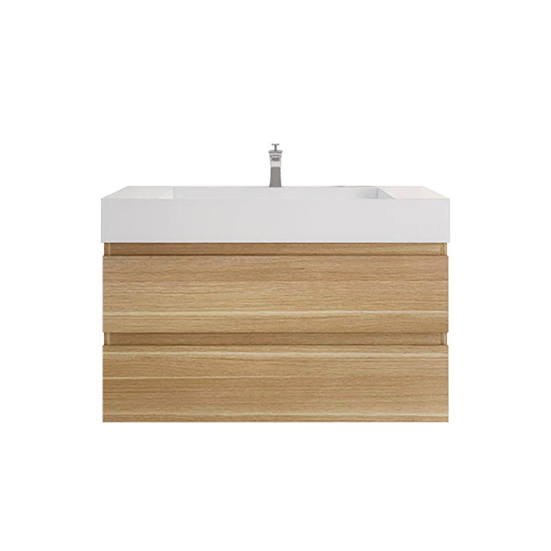 Monterey 42" Wall Mounted Vanity with Reinforced Acrylic Sinks (image 1)