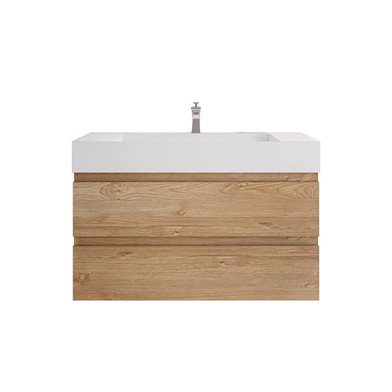 Monterey 42" Wall Mounted Vanity with Reinforced Acrylic Sinks