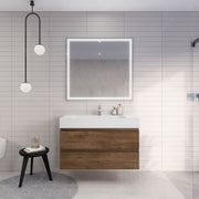 Monterey 42" Wall Mounted Vanity with Reinforced Acrylic Sinks (image 7)