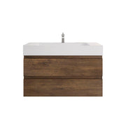 Monterey 42" Wall Mounted Vanity with Reinforced Acrylic Sinks (image 6)