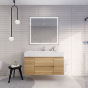Monterey 48" Wall Mounted Vanity with Reinforced Acrylic Sinks (image 2)