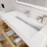 Monterey 48" Wall Mounted Vanity with Reinforced Acrylic Sinks (image 5)