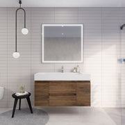 Monterey 48" Wall Mounted Vanity with Reinforced Acrylic Sinks (image 7)