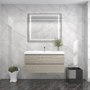 BOW 42" Single Sink Vanity in Teak Oak - Better Vanity