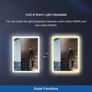 Francisco Frameless LED Mirror (image 7)