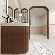 Celine Fluted Floating Bathroom Vanity with Sink (image 5)