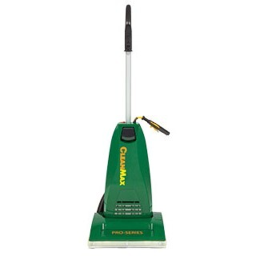 CleanMax Pro Series front view green body yellow logo black handle