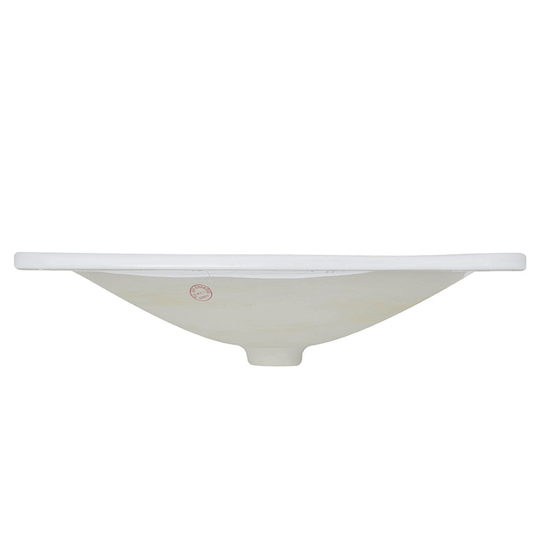 Nantucket Sinks DI-2114-R 21" Rectangular Drop-In Ceramic Vanity Sink DI-2114-R (image 4)