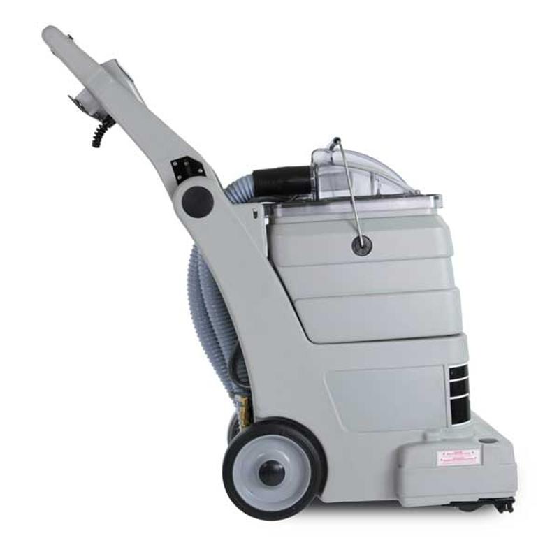EDIC Comet Self Contained Carpet Extractor right side handle up.