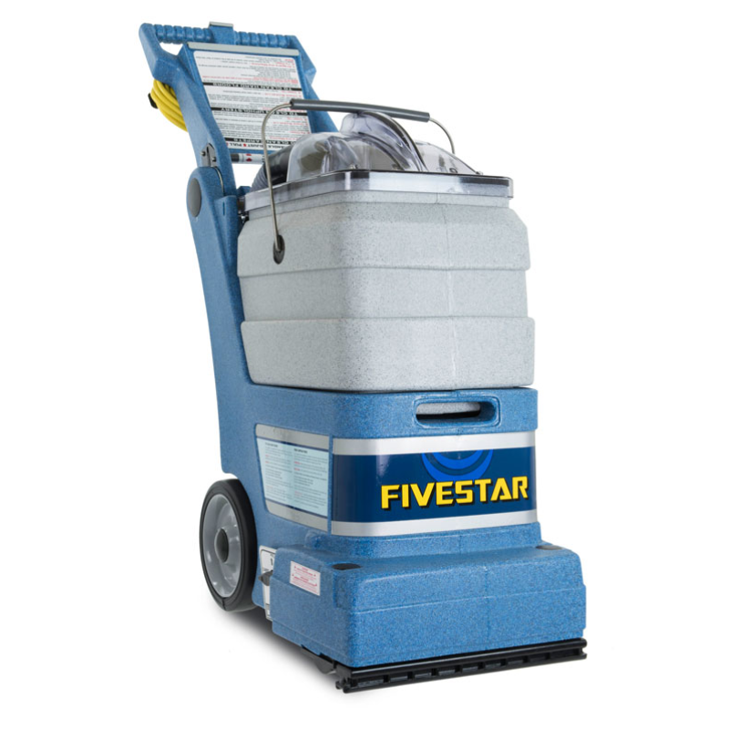 EDIC Fivestar Series Self-Contained Carpet Extractor front view blue carpet extractor.