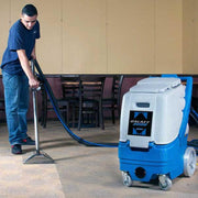 EDIC Galaxy 2000 Portable Carpet Extractor 100 PSI action view wand.