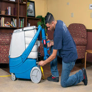 EDIC Galaxy 2000 Portable Carpet Extractor 220 PSI heater close up.